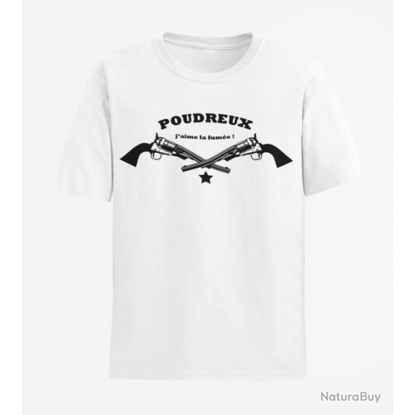 T shirt Armes Poudreux Blanc