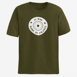 T shirt Cartouches Douille 44 mag Army Blanc