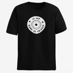 T shirt Cartouches Douille 45ACP Noir