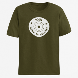 T shirt Cartouches Douille 9MM Army Blanc