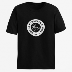 T-shirt Chasse - Chasseur et fière de l'être - Noir - L