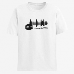 T shirt Humour 5.56 FM Blanc