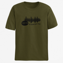 T shirt Humour 7.62 FM Army Noir