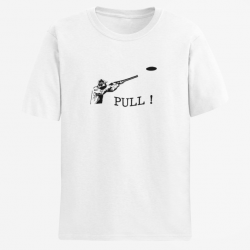 T shirt Tir Sportif BallTrap Pull Blanc