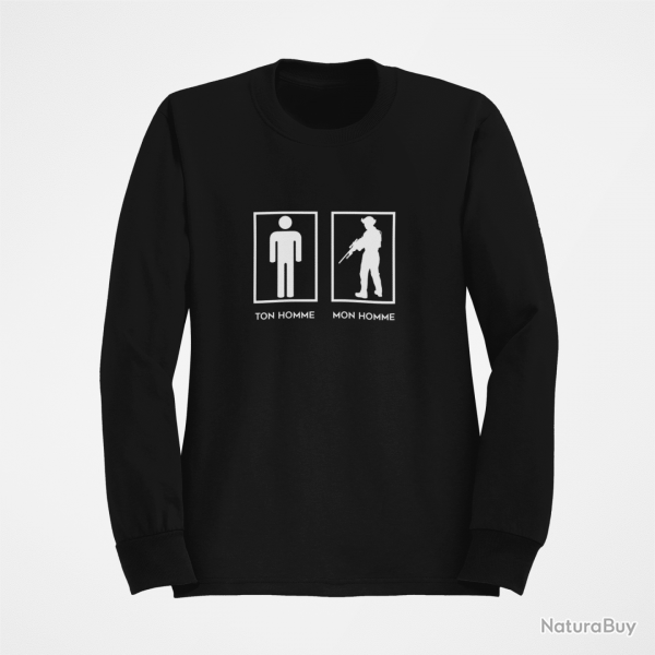 Sweat TON HOMME MON HOMME Noir