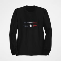 Sweat PATRIOTE Je suis un mec simple
