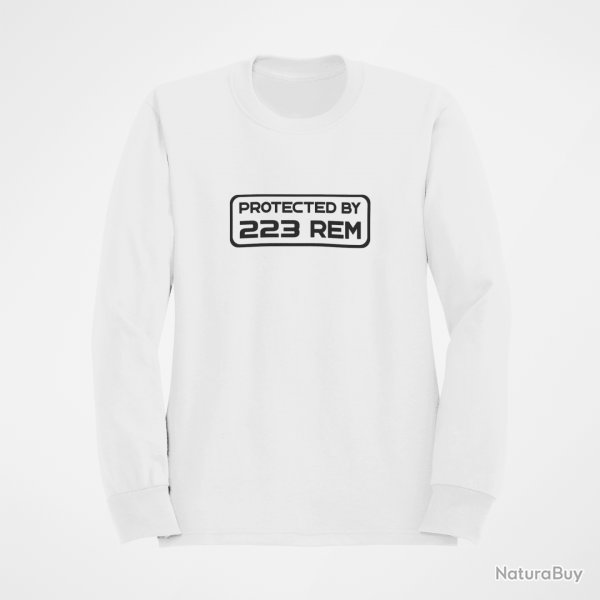 Sweat PROTECTED BY 223 Blanc
