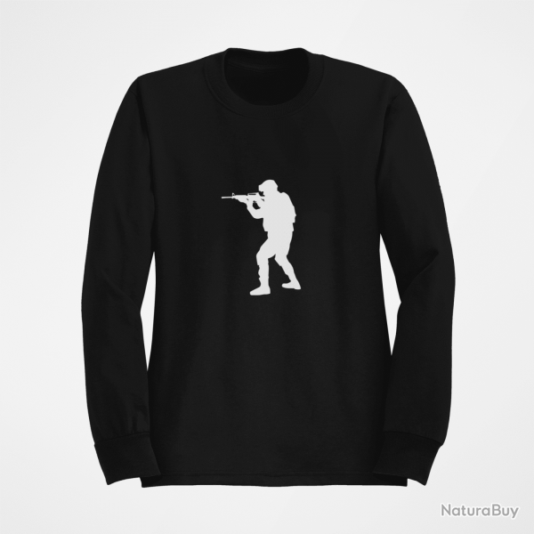 Sweat MILITAIRE AR15 Noir