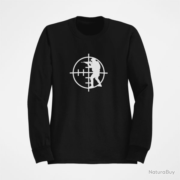 Sweat Militaire Viseur Noir