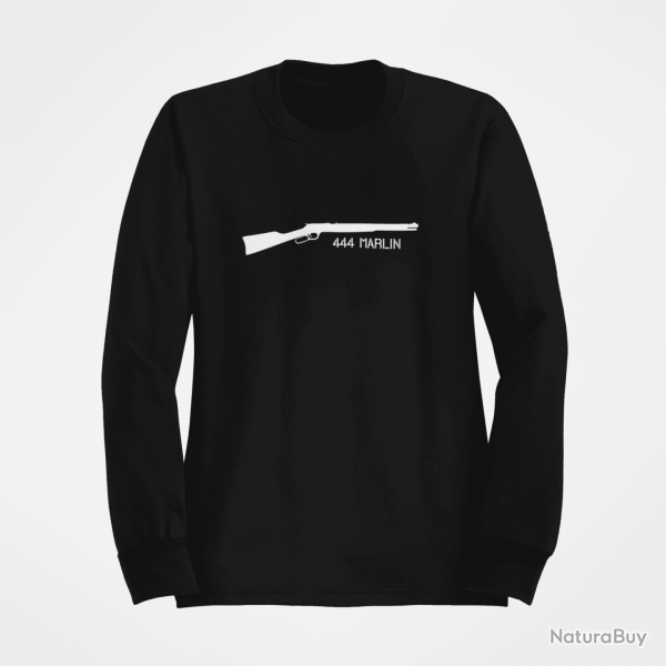 Sweat Armes Carabine  levier sous garde 444 Marlin Noir