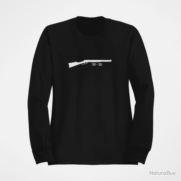 Sweat Armes Carabine  levier sous garde 30 30 Noir