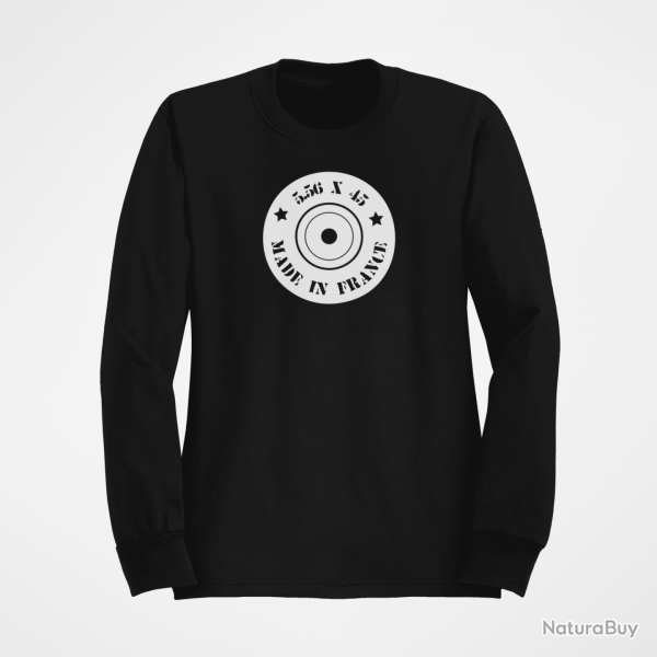 Sweat Cartouches Douille 5.56X45 Noir