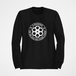 Sweat Humour 6 Raisons de pas me faire chier Noir