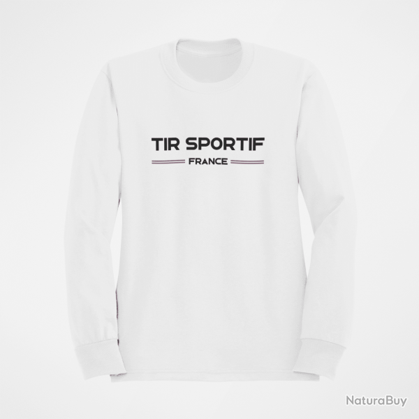 Sweat Tir Sportif France Blanc