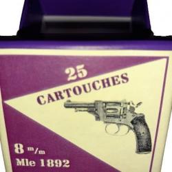 8 mm 1892 ou 8mm 92 ou 8mm Lebel: Reproduction boite cartouches (vide) GU 8777493