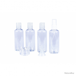 Kit de toilette set de voyage PET + PVC CAO - Transparent