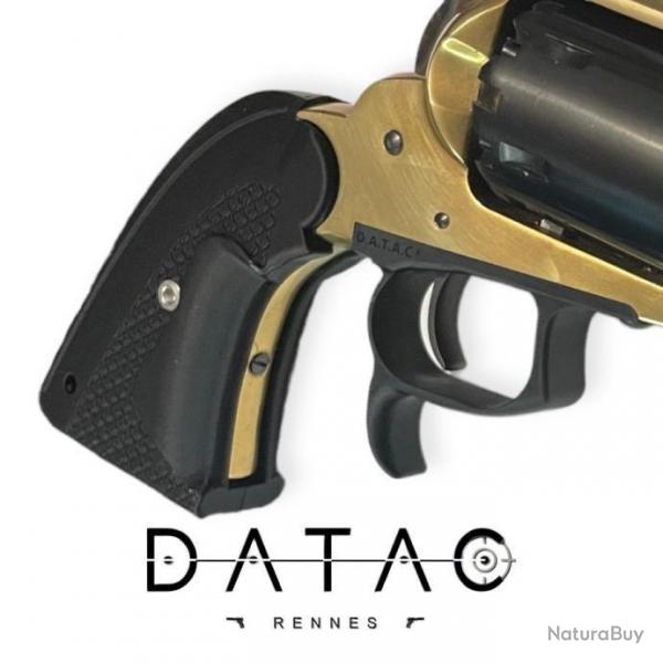 Pack: pontet DATAC Gen2 +plaquettes Black Match ergonomique pour Remington 1858 Pietta.