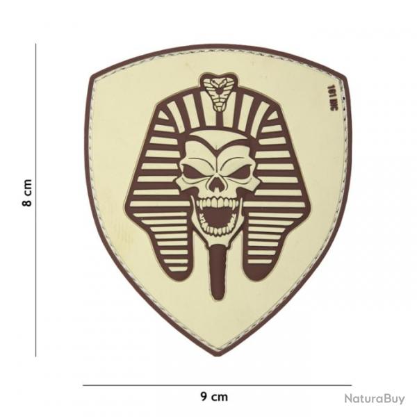 Patch 3D PVC Pharaon Skull Desert (101 Inc)
