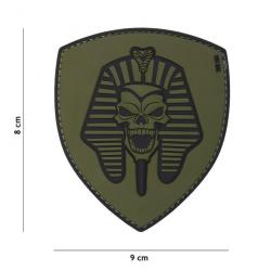 Patch 3D PVC Pharaon Skull OD (101 Inc)
