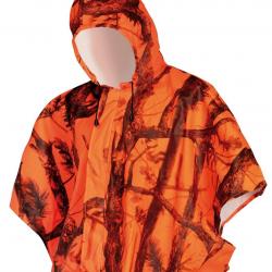 Pélerine de pluie Ghost Camo orange fluo VERNEY CARRON