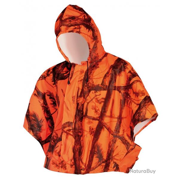 Plerine de pluie Ghost Camo orange fluo VERNEY CARRON