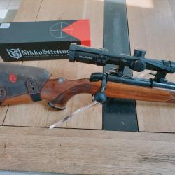 Carabine B.S.A Cal 270Win  Avec optique Nikko Stirling Octa 1-8 X 24