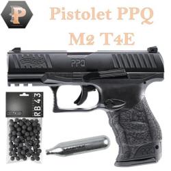 PROMO ! Pistolet PPQ M2 T4E - Walther Bronzé + 5 capsules CO2 + 50 billes caoutchouc