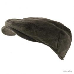 Casquette plate velours kaki Taille