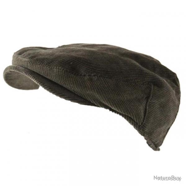 Casquette plate velours kaki Taille