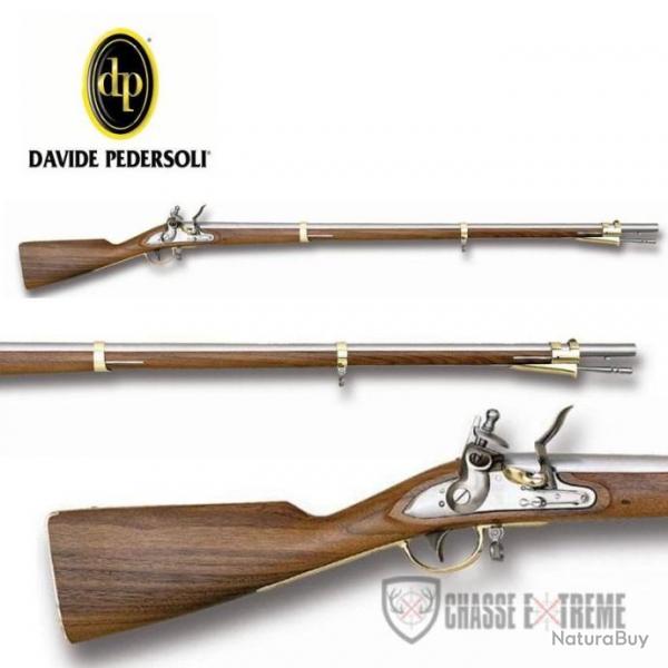 Fusil PEDERSOLI 1798 Austrian  Silex Cal 69