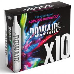 Sparclettes de Gaz Co2 12 g POWAIR x 10