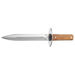 Dague de chasse manche olivier 23 cm
