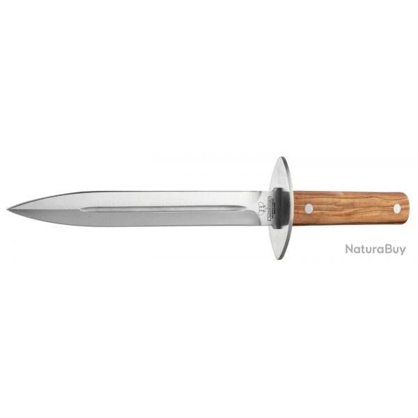 Dague de chasse manche olivier 23 cm