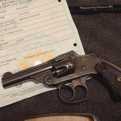 Magnifique Smith & Wesson "Safety hammerless" 3eme modèle en .32