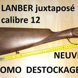 crosse Anglaise NEUVE fusil LANBER juxtaposé calibre 12 - VENDU PAR JEPERCUTE (a5320)