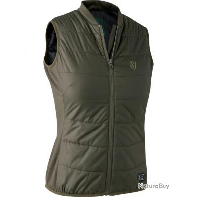 Gilet Chauffant Pour Femmes Heat Inner Couleur Vert Fonc Gilets De Chasse