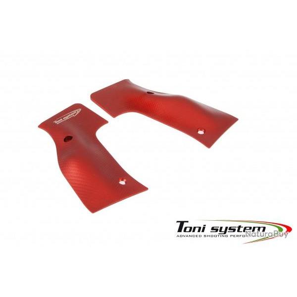 Poignes X3D pour poigne AR15 - Rouge - TONI SYSTEM