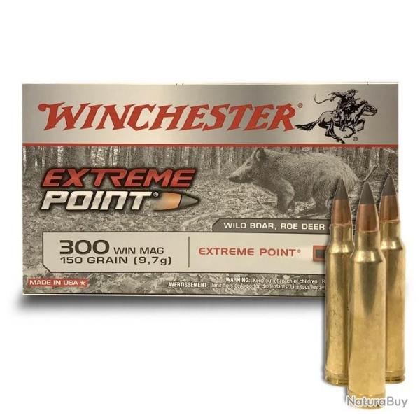 20 Munitions WINCHESTER Cal.300 Win Mag Extreme Point 150gr