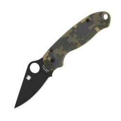 couteau de poche Spyderco Para Military 3 noir camo