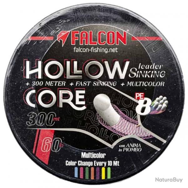 Falcon Tresse Hollow Core Leader Sinking 60lb