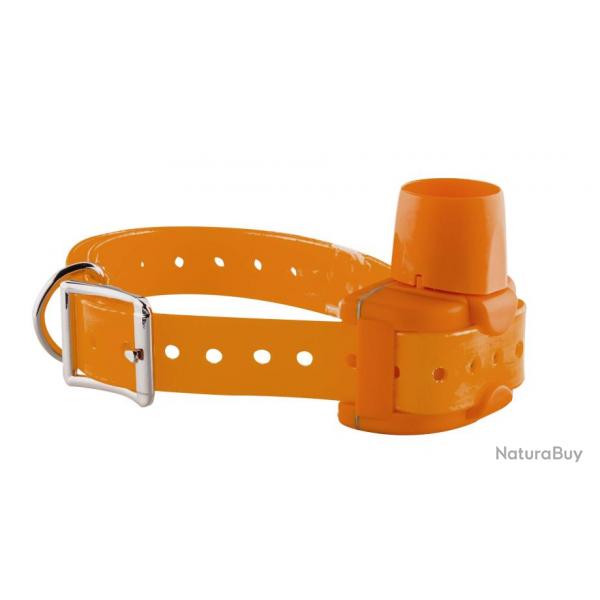 Collier de reprage sonore NUM'AXES Canibeep Radio Pro-Collier Radio Pro orange seul