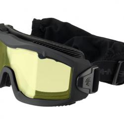 Masque série AERO Thermal noir jaune-Verre Jaune