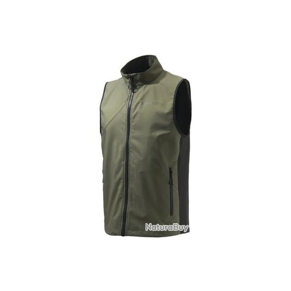 Gilet Beretta Windshell vert sans manche taille XL