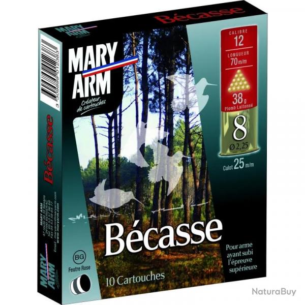 Cartouches Mary Arm Bcasse 38 BG Cal. 12 70 Numro