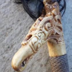 AUTHENTIQUE ET RARE SABRE MANDAU " PANANG ILANG " BORNEO
