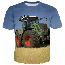 !!! LIVRAISON OFFERTE !!! Tee-shirt 3D réaliste chasse pêche agriculture tracteur réf 519