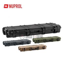 Mallette NUPROL Waterproof 103 X 33 X 15 Cm pour Armes Longues Mousse Prédécoupée Gris