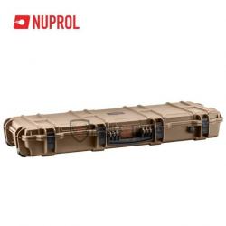 Mallette NUPROL Waterproof 103 X 33 X 15 Cm pour Armes Longues Tan