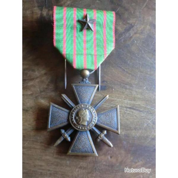 MEDAILLE CROIX DE GUERRE  14 18