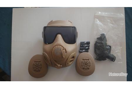 Accessoire airsoft réplique masque à gaz type AVON M50 - Masques Airsoft  (9547564)